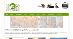 Desktop Screenshot of gartengeraete-schollenberger.de