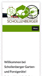 Mobile Screenshot of gartengeraete-schollenberger.de
